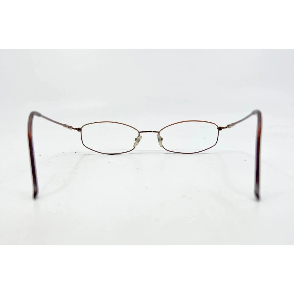 Safilo Eyeglass Frames Women Brown Oval Metal Full Rim 51-17-135 31365